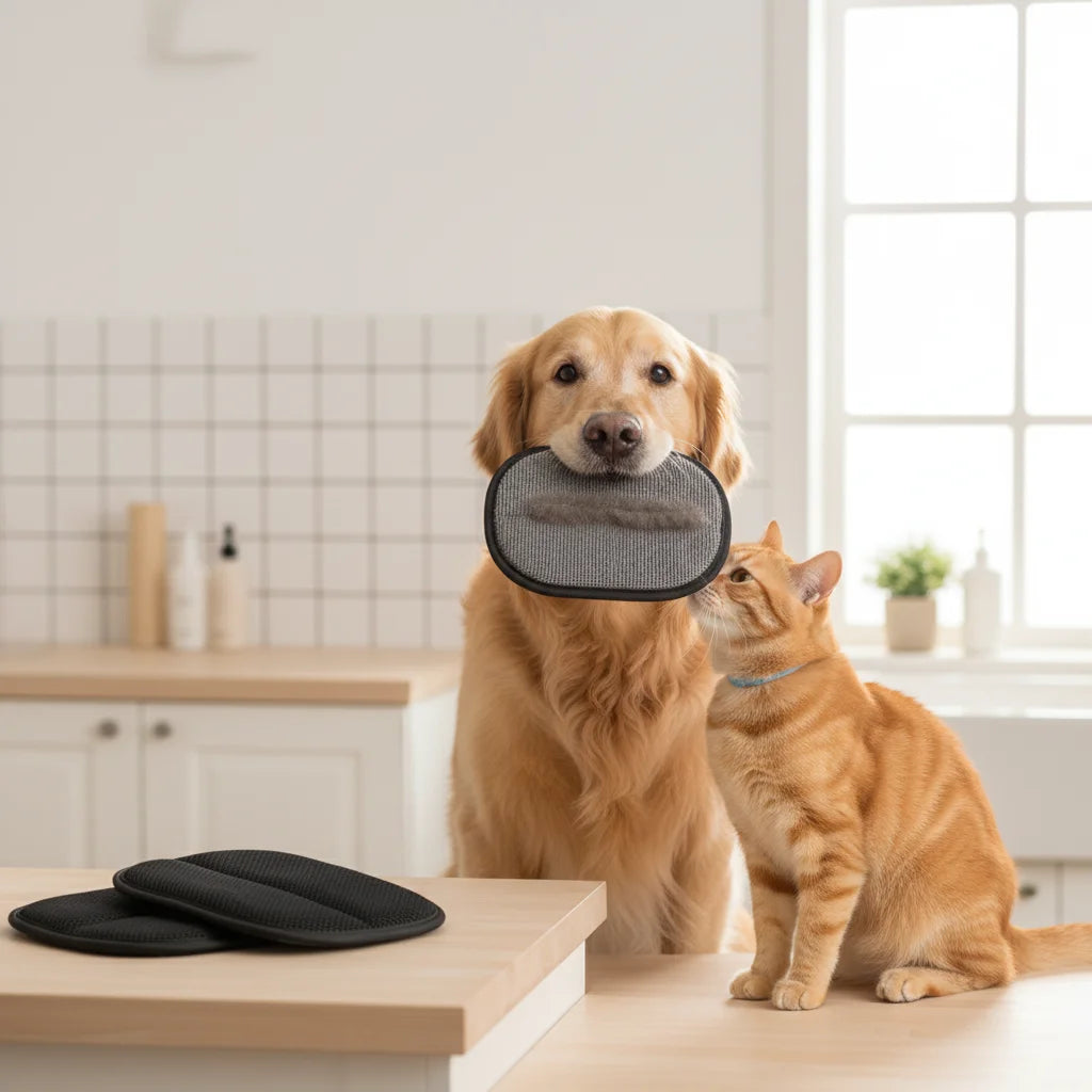 Electrostatic Pet Hair Removal Mitt